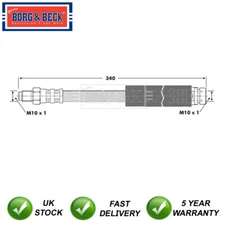 Brake Hose Front Borg & Beck Fits Ford Scorpio 2.0 2.3 2.5 TD 2.9 95GB2078AA