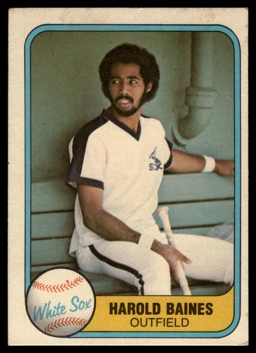 1981 Fleer Harold Baines  #346 Chicago White Sox RC Baseball Card