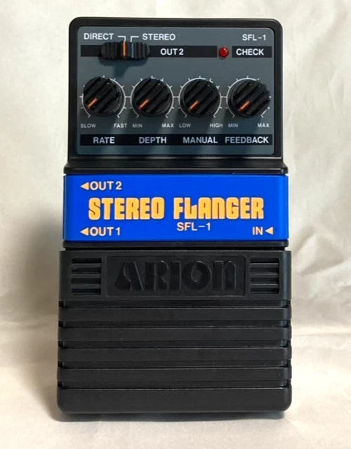 NOS Arion SFL-1 Stereo Flanger Guitar Effects Pedal From Japan Free Shipping — 第 2/4 张图片