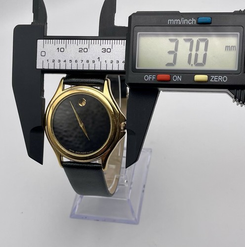 Movado Museum Swiss Men’s Watch WR 87-E4-0863 New Battery - Picture 6 of 16