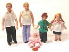 Modern Family Of 5 People Tumdee 1:12 Scale Dolls House Nursery Accessory Dp122