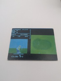 GOLF #41 Family Computer Card Menko Amada Famicom Konami Vintage 1985 Japan A4