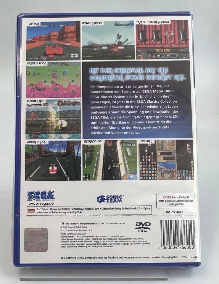 PS2 Sega Classics Collection - German, New And Factory Sealed - Image 2 of 4