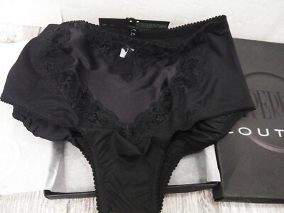 La Perla  Couture Black Lace underwear ''boy shorts'' size 36/large w/ box