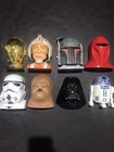 Vintage Star Wars Playset LOT Galoob Toys Action Heads PREOWNED