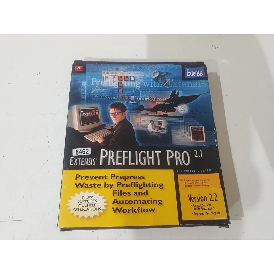 Vintage Extensis Preflight Pro 2.1 Software CD Windows With Flattening Guide - Image 2 of 4