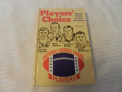 Players' Choice Great Tales of The Gridiron Hardcover 1969