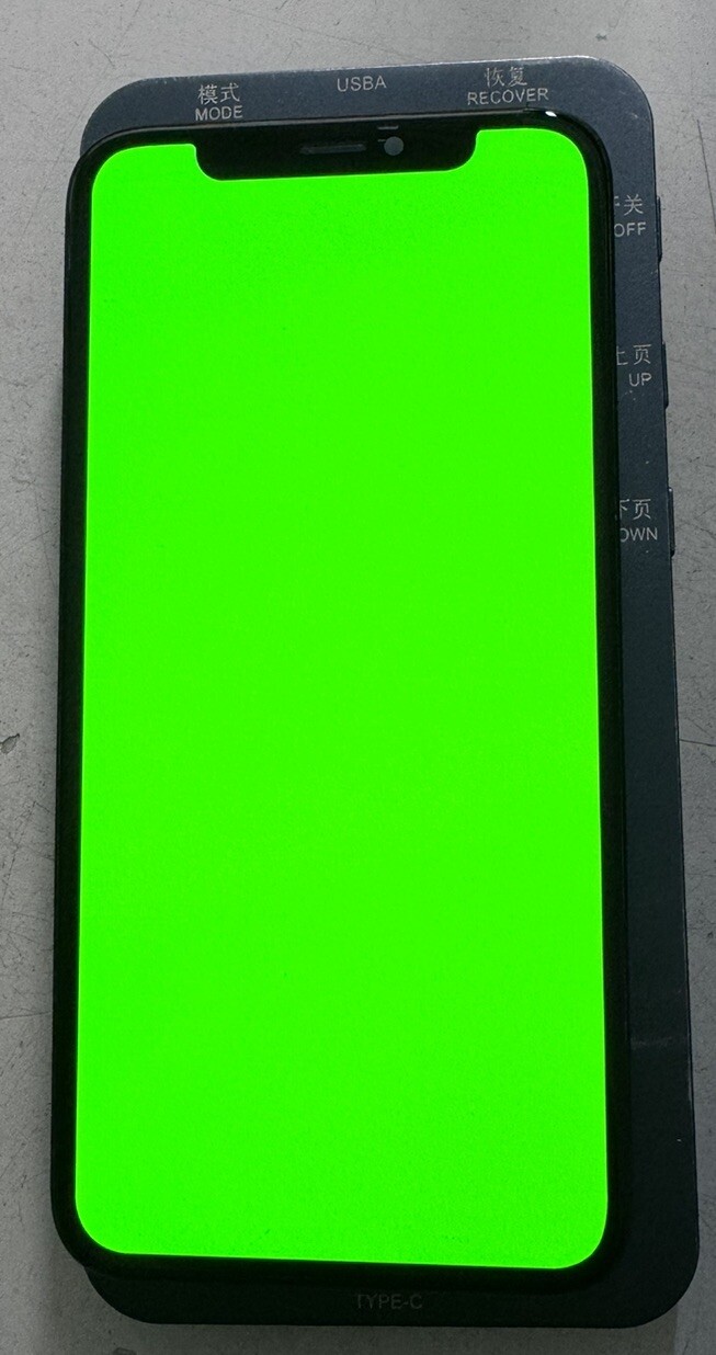 Copie d'écran Apple iPhone X pour verre OLED reconditionné ok problème tactil...