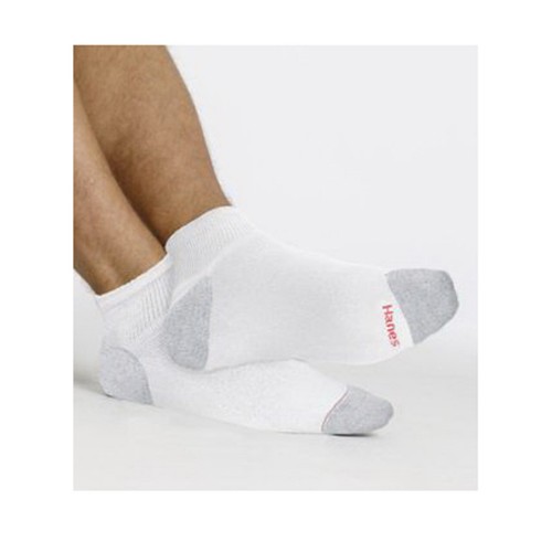 Hanes Hombre BIG & TALL 12 Paris Cojín Calcetines al Tobillo "LIGERAMENTE IMPERFECTOS" - Imagen 8 de 9