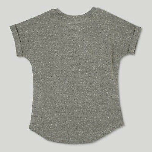 Afton Street "Strong" T-Shirt, Trend Cuffed Sleeve Tee Heather Gray 18M - New - Picture 2 of 5