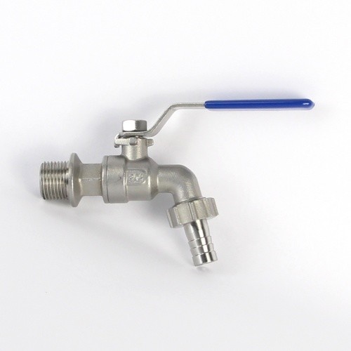 Stainless Steel 1/2" Ball Valve w/ Bulkhead - Robobrew Digiboil BrewZilla Kettle - Picture 3 of 3
