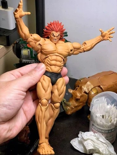 Anime 1/12 Baki Hanma: Son of Ogre Hanma Yujiro Action Figure Toy Model Gift 6" - Picture 5 of 6