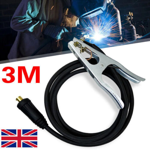 3M Earth Clamp Cable ARC MIG TIG Welders Groud Welding Wire 300A 10-25 Plug UK - Picture 2 of 9
