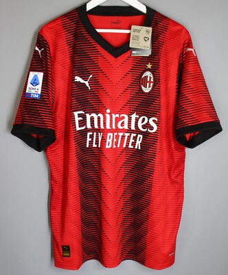 AC MILAN ITALY 2023 2024 HOME FOOTBALL SHIRT JERSEY MAGLIA #10