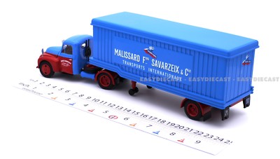 SAVIEM TANCARVILLE 1:43 Caltex Camion Truck & Trailer Ixo Altaya Semi Remorque EUR 34,75 - FR