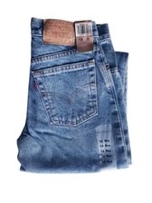 Vintage Levis 550 Jeans Size 14 Blue W 27 L 27 Red Tab New With Tags