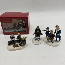 St Nicholas Square Village Collection Ice Skating Lessons  Figures  Missing One