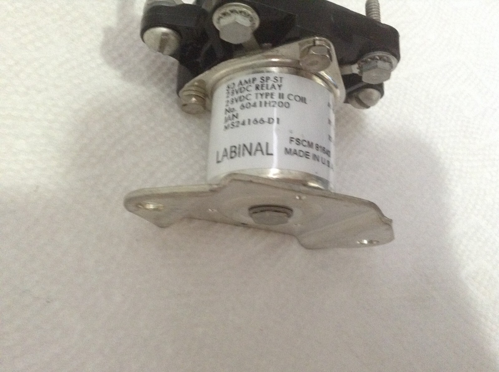 Labinal FSCM81640 Power relay 50 Amp 28 VDC SP-S1