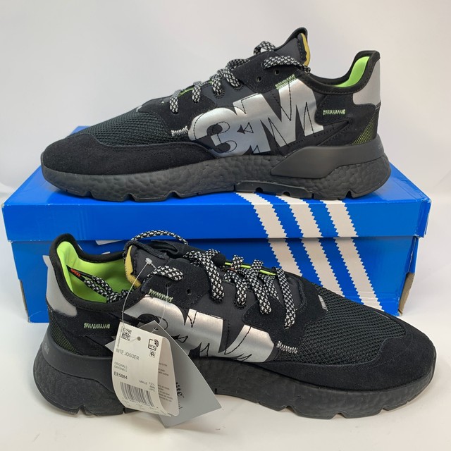 adidas Original Nite Jogger 3m Boost Black Reflective Men Size 7 Womens 8 EE5884 for sale online