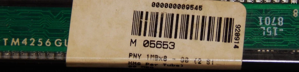 Computer Ram, TEXAS INSTRUMENTS, PNY 1 mb X8, 30Pin Sim X 2 - Image 3 of 4
