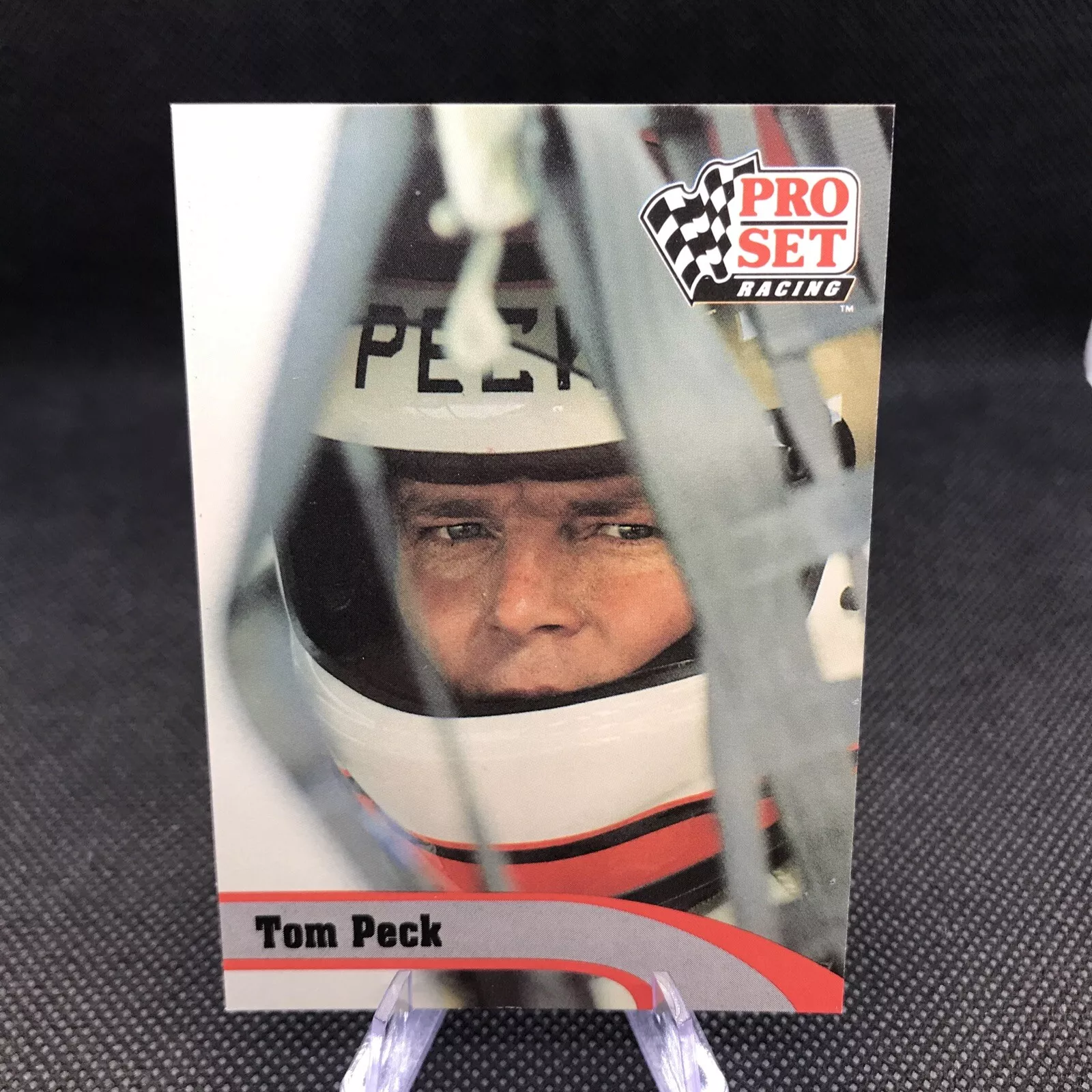 Tom Peck trading card