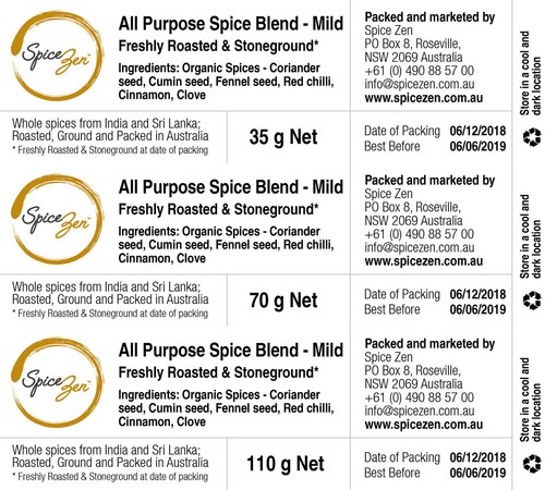 All Purpose Spice Blend - Mild (Certified Organic) - Picture 4 of 5
