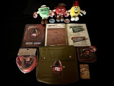 Indiana Jones™ M&Ms COLLECTIBLES NASCAR / INDY 500 Tin Pin Plush CANDY CATALOG