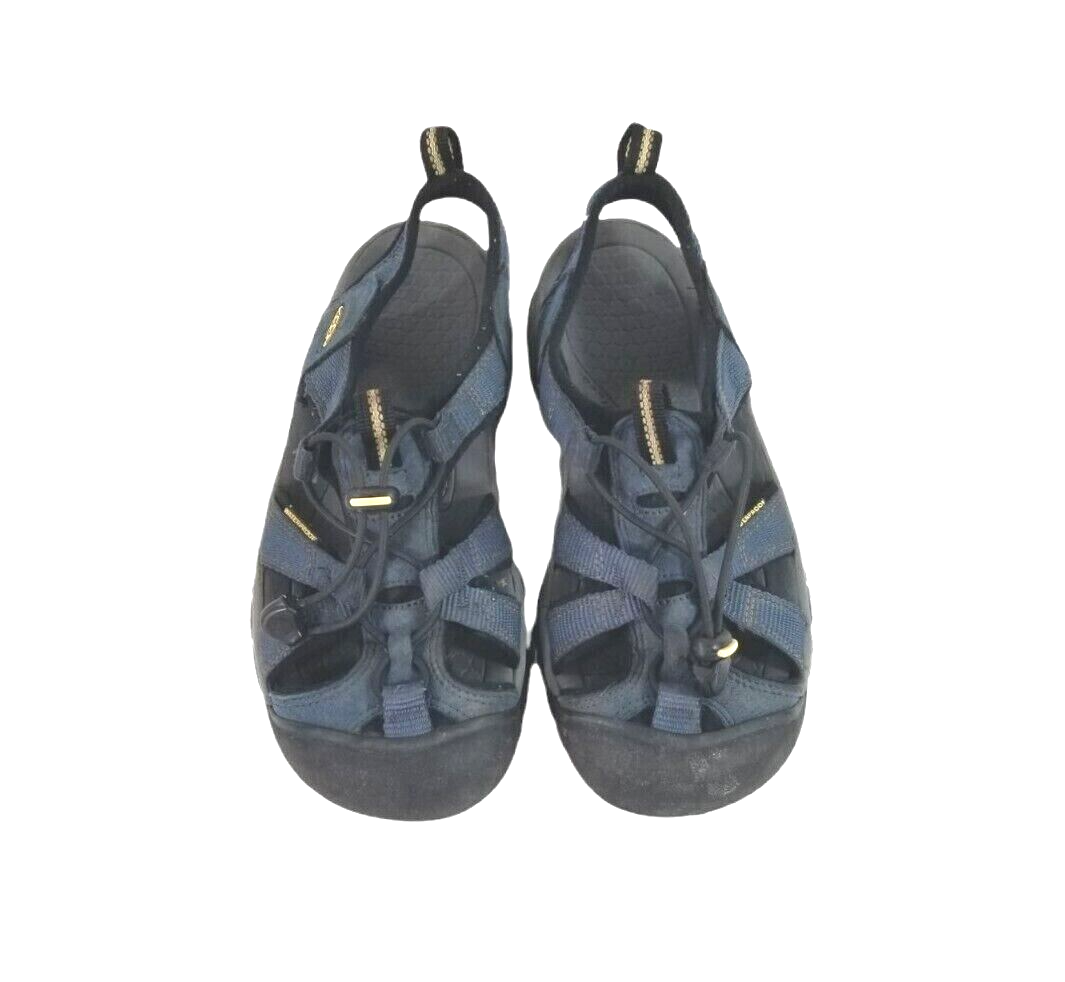 Scarpe sandali Keen Sports donna taglia 7 blu nero impermeabili escursionismo XT 0306