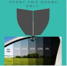Window Tint Precut Kit 2 Front Doors Only High Qual. Cer. Fits Chevy Trailblazer