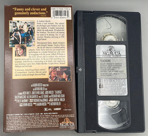 Teachers (1984), VHS Movie, MGM Home Movietime (1996), A. Hiller x N. Nolte - Picture 2 of 4