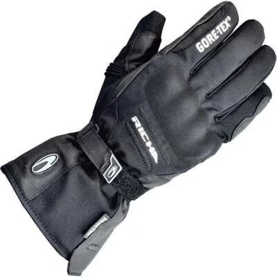 Richa Ice Polar GTX Gore-tex Thermal Waterproof Motorcycle Gloves - Black