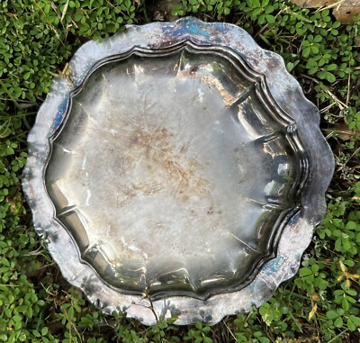 【INTERNATIONAL SILVER】ギャラリートレー 38cm Vintage International Silver Co Tray Chippendale #6342 | eBay