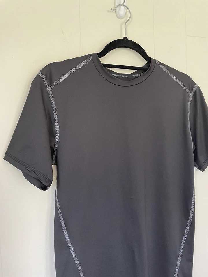 Champion C9 Power Core Short Sleeve Shirt Boys Size M Black Athletic Sports Top - Image 3 of 4
