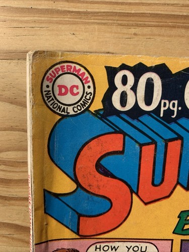 Superman # 202 (1967) VG 80 page Giant. "Tales of the Bizarro World" - Picture 2 of 18