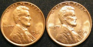 1960 Lincoln Memorial Cent Small Date BU Penny US Coin 1960 Lincoln Memorial Cent Small Date BU Penny US Coin