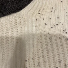 BNWT Lorena Antoniazzi virgin wool & angora Italian sweater size 44 RRP$885