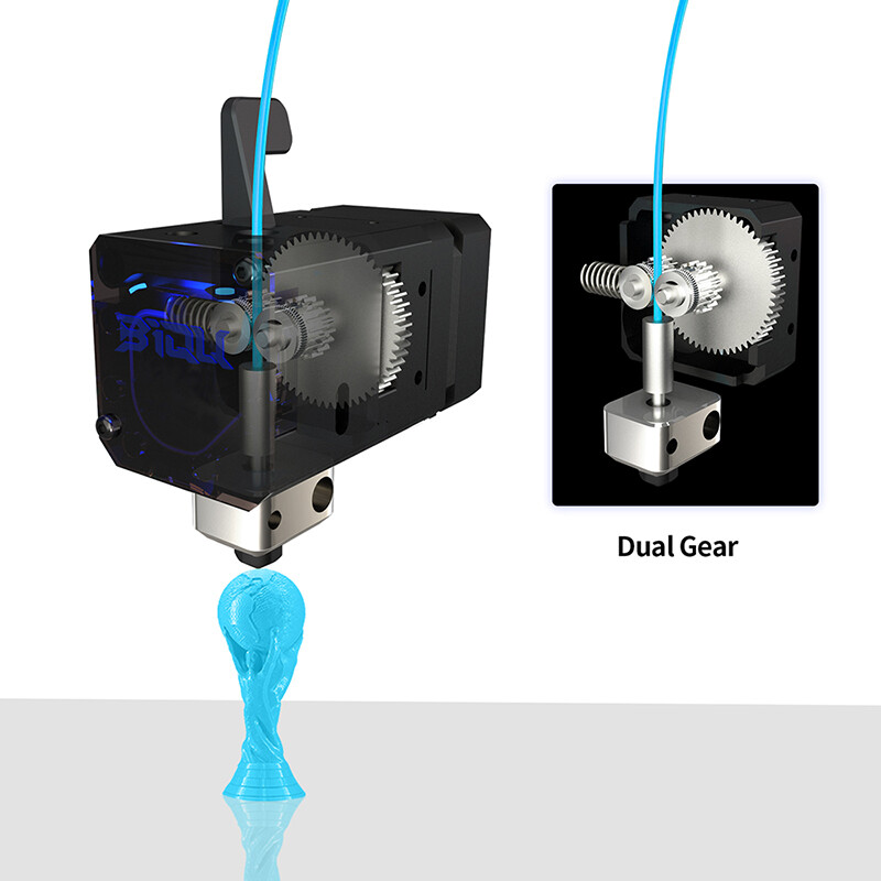 H2O Extruder Water Cooling Kit 24V Hotend Dual Drive Gear For Ender 3