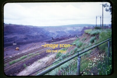 Out of Focus Virginia, Minnesota, Ore Mine Mining 1952, Original Dia p6b