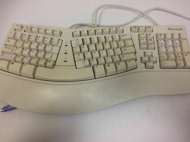 Microsoft Elite Natural Ergonomic Keyboard Vintage X06 E Ps2 For Sale Online Ebay