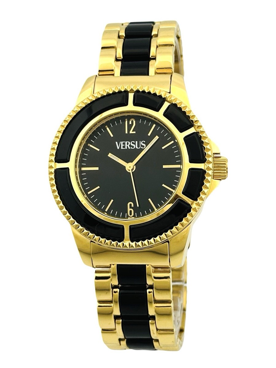 Versus by Versace AL13SBQ709A079 Tokyo Black Dial Two-tone