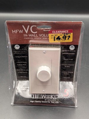 HiFi Works By Sonance HFW VC In-Wall Volume Control