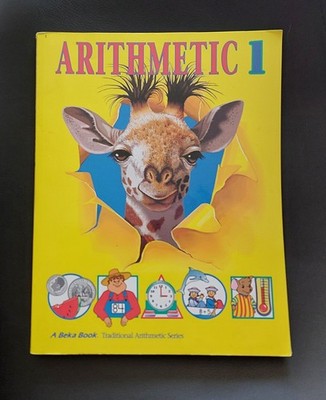 Abeka Arithmetic 1 Workbook Student Work Text 1995
