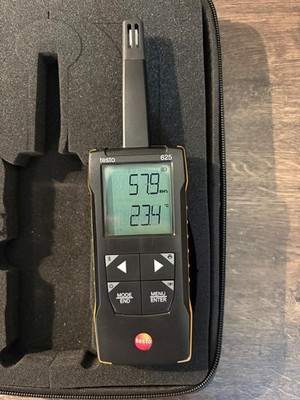 Testo 625 Thermohygrometer Luftfeuchte Temperatur Messgerät mit Koffer