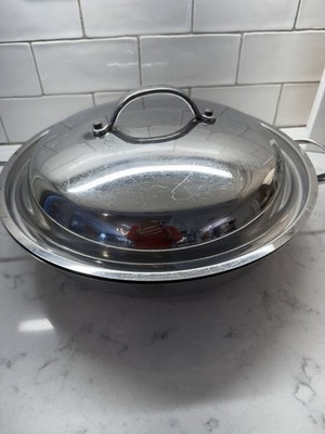 Wolfgang Puck Stainless Steel Skillet With Dome Lid Excellent Condition