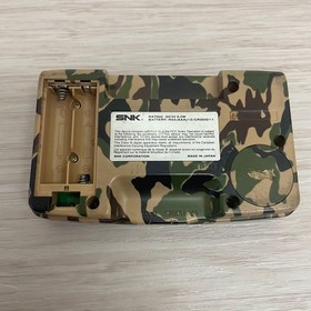 SNK Neo Geo Pocket Camouflage Brown Handheld Game Console Tested