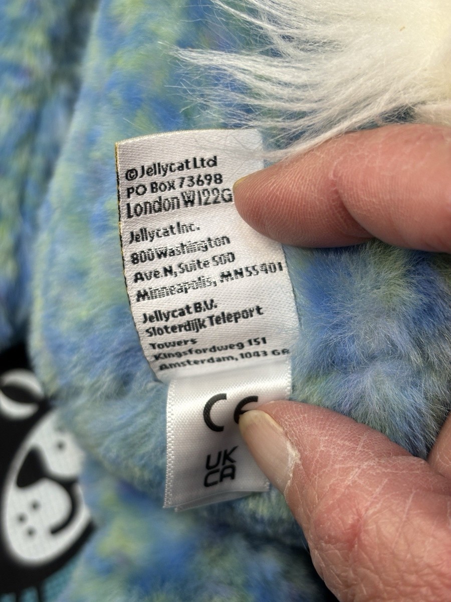 Jellycat BASHFUL LUXE BUNNY AZURE 12
