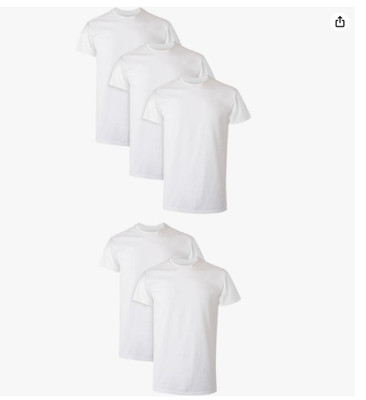 Hanes Performance Undershirt X-Temp, 5-Pack 2XL  Size White