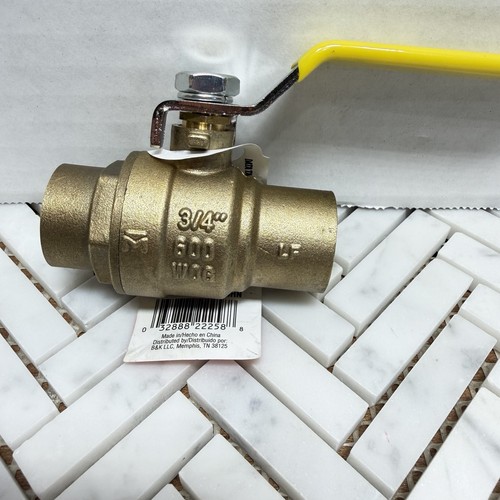 ProLine Series 3/4 in. Brass SWT Full Port Ball Valve Lead Free