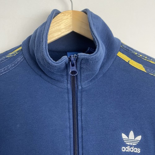 Adidas Originals Firebird Track Top Women’s Size UK 18 Navy Full Zip Hoodie - Picture 3 of 8