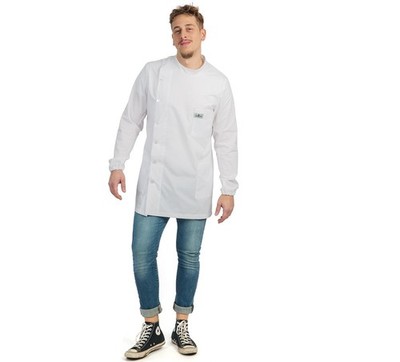 Profi Friseurhemd weiß im Vintage Style Gr. S - M - L - XL